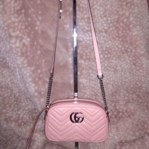 Gucci Marmont Pink Crossbody